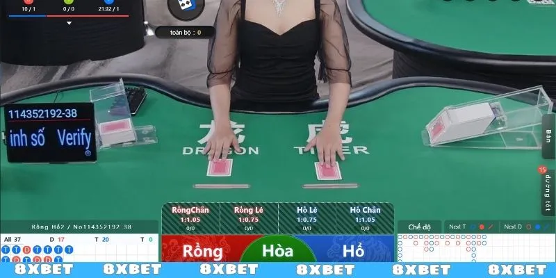 Trải nghiệm Rồng Hổ 8XBET không giới hạn